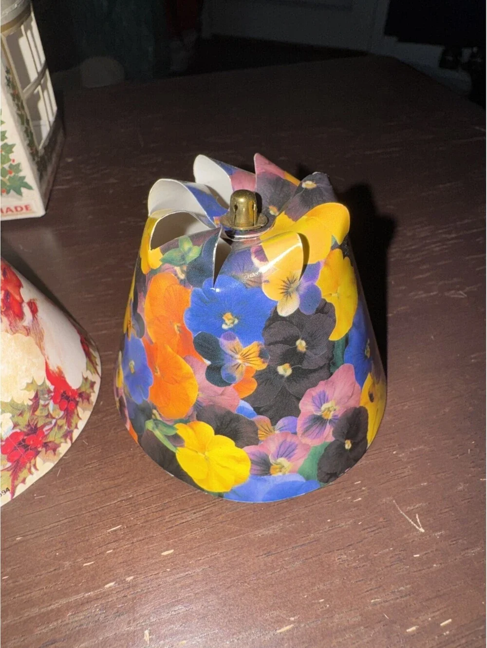 Revolving Lamp Shades Set4 Electric Candle Replacement Shades Christmas & Floral